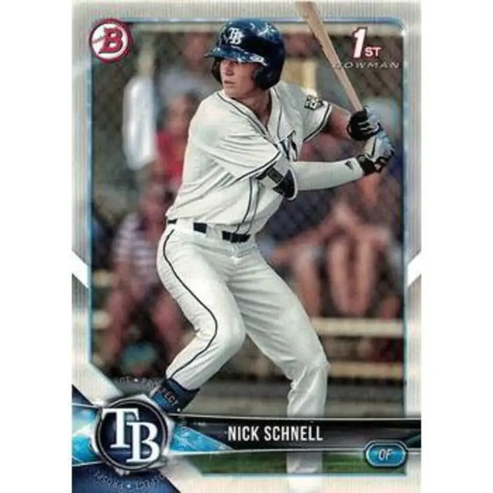 2018 Bowman Draft Nick Schnell FBC BD-44 Tampa Bay Rays